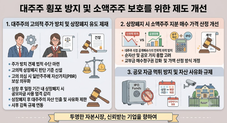 상장폐지 시가총액 기준 상향 자본시장법 개정 청원